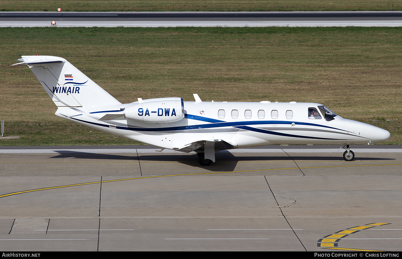 Aircraft Photo of 9A-DWA | Cessna 525A CitationJet CJ2+ | WinAir | AirHistory.net #683688