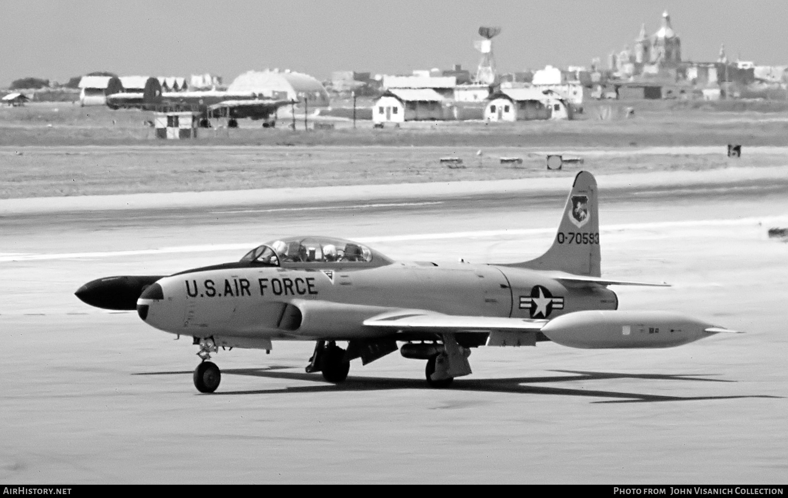 Aircraft Photo of 57-593 / 0-70593 | Lockheed T-33A | USA - Air Force | AirHistory.net #683699
