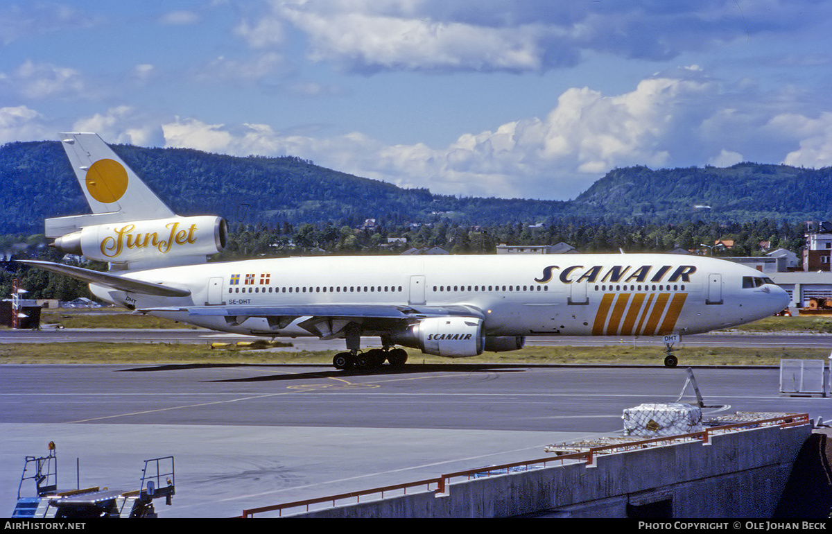 Aircraft Photo of SE-DHT | McDonnell Douglas DC-10-10 | Scanair | AirHistory.net #683746