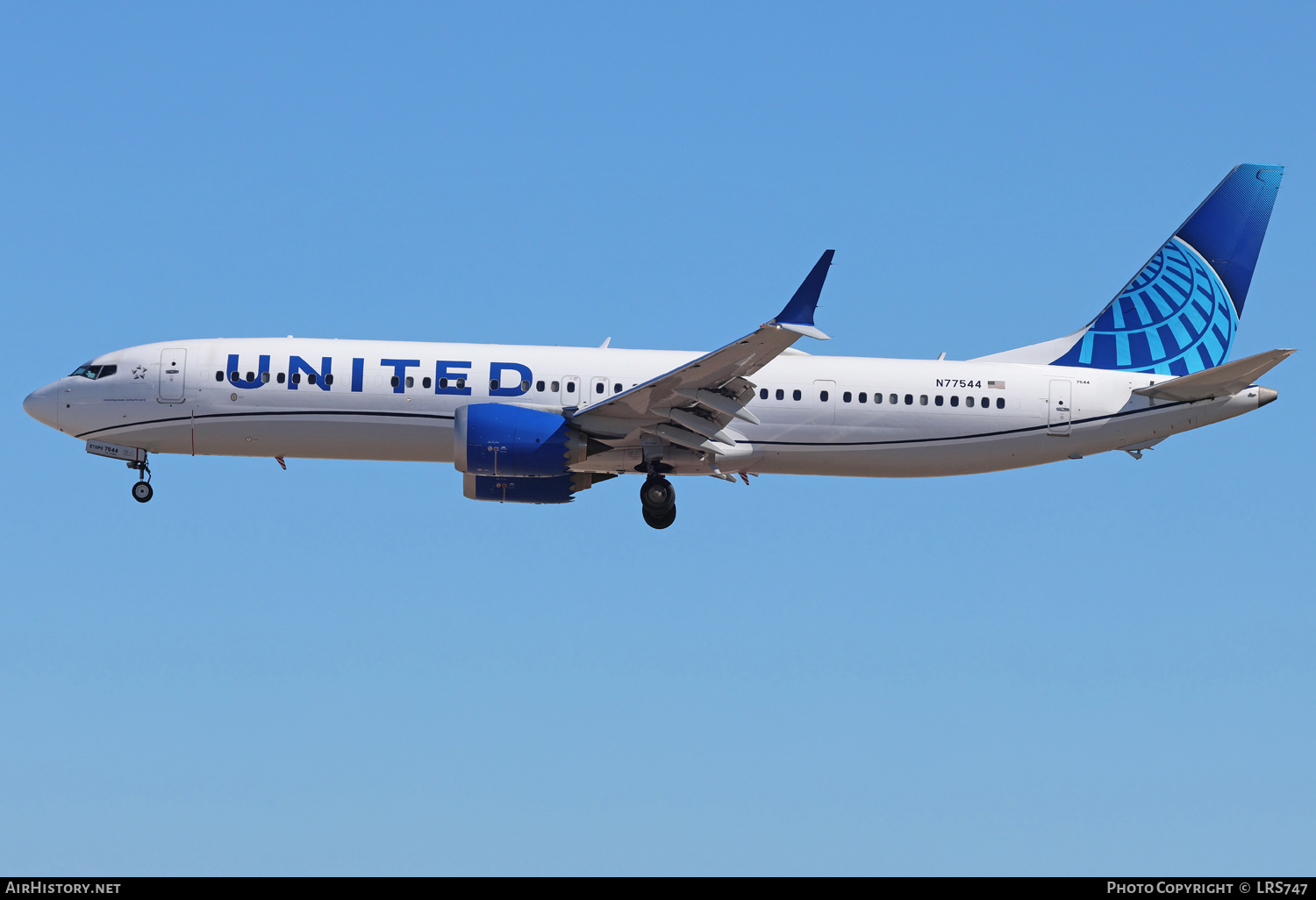 Aircraft Photo of N77544 | Boeing 737-9 Max 9 | United Airlines | AirHistory.net #683785