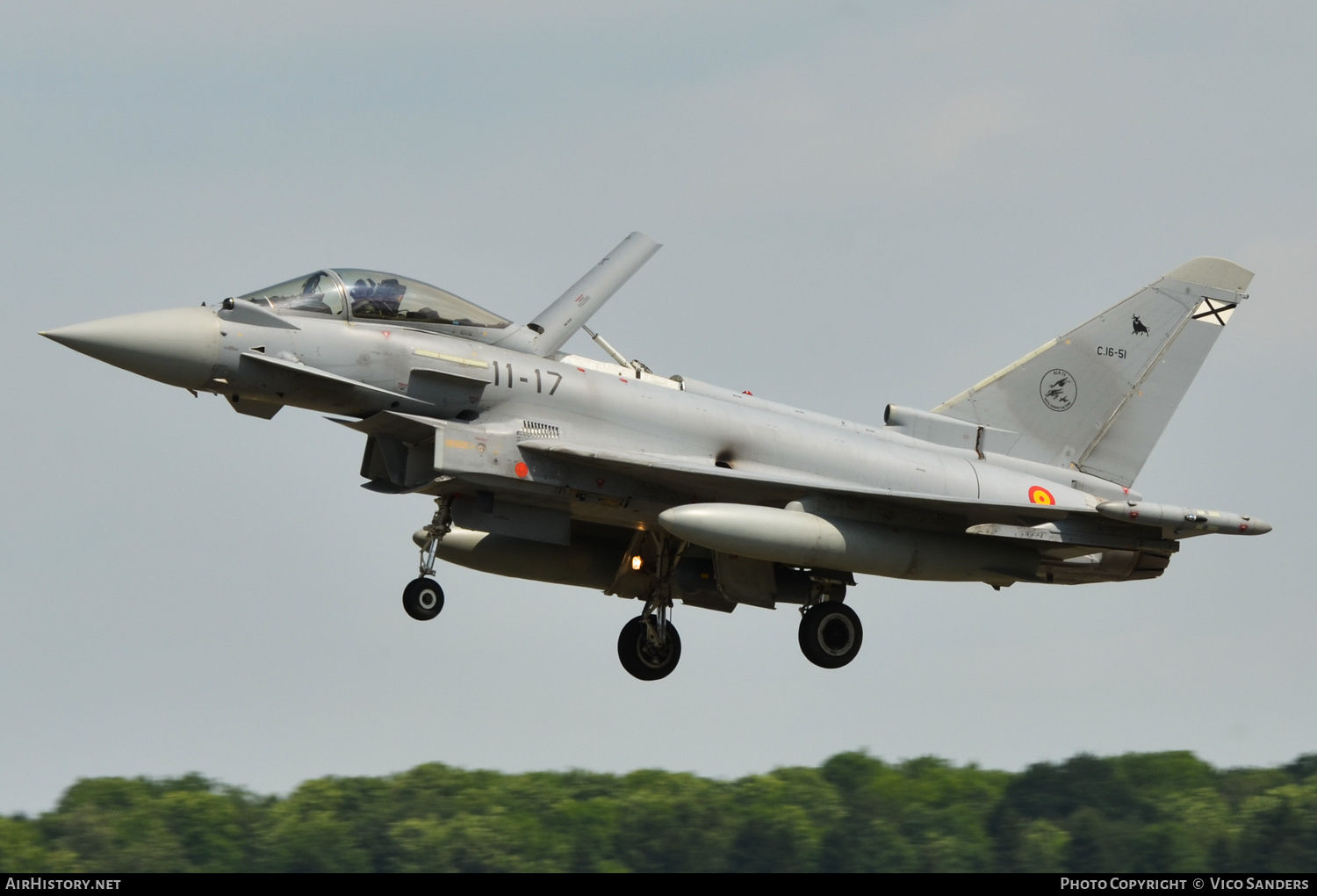 Aircraft Photo of C16-51 | Eurofighter EF-2000 Typhoon | Spain - Air Force | AirHistory.net #683836