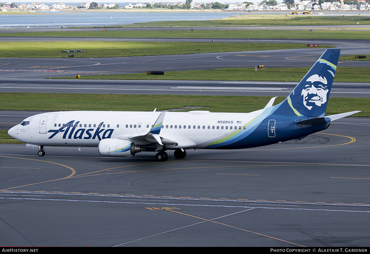 Aircraft Photo of N589AS | Boeing 737-890 | Alaska Airlines | AirHistory.net #683867