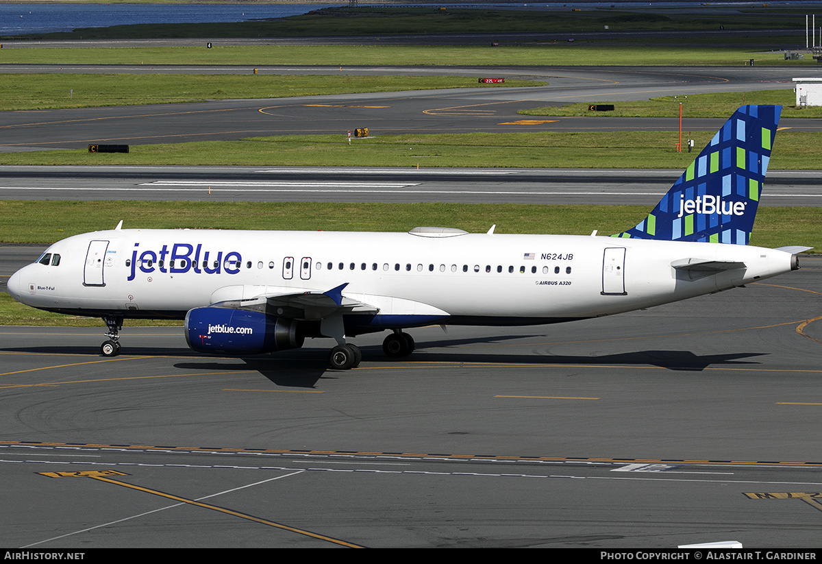 Aircraft Photo of N624JB | Airbus A320-232 | JetBlue Airways | AirHistory.net #683877