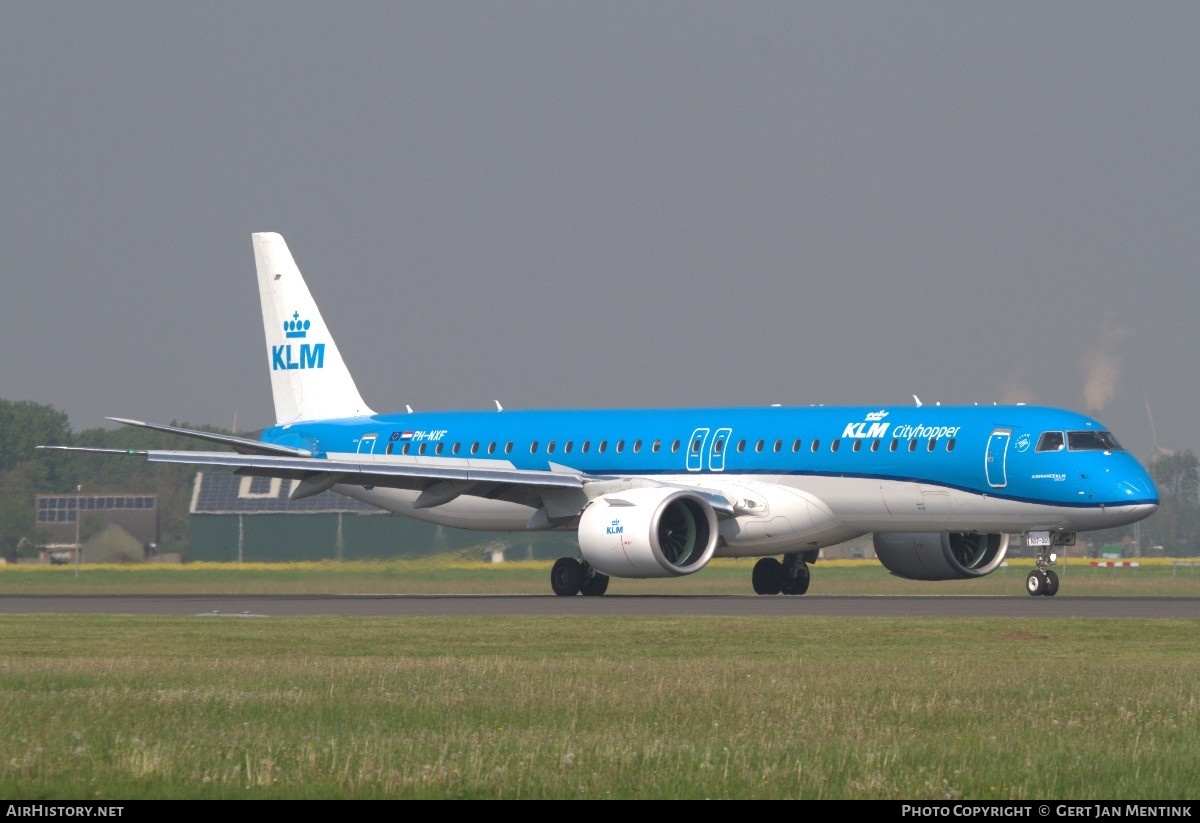 Aircraft Photo of PH-NXF | Embraer 195-E2 (ERJ-190-400) | KLM Cityhopper | AirHistory.net #683889