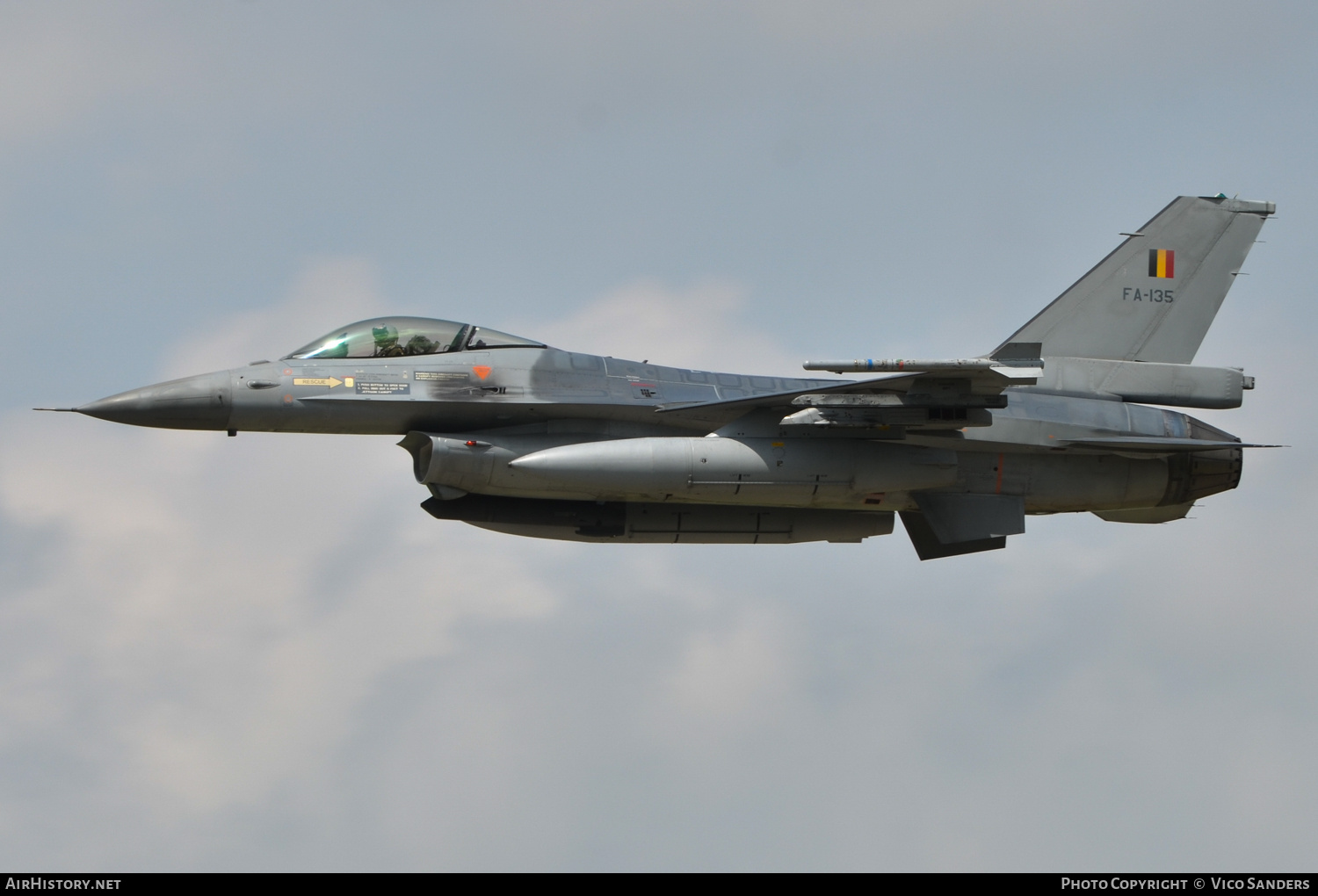 Aircraft Photo of FA-135 | General Dynamics F-16AM Fighting Falcon | Belgium - Air Force | AirHistory.net #683907