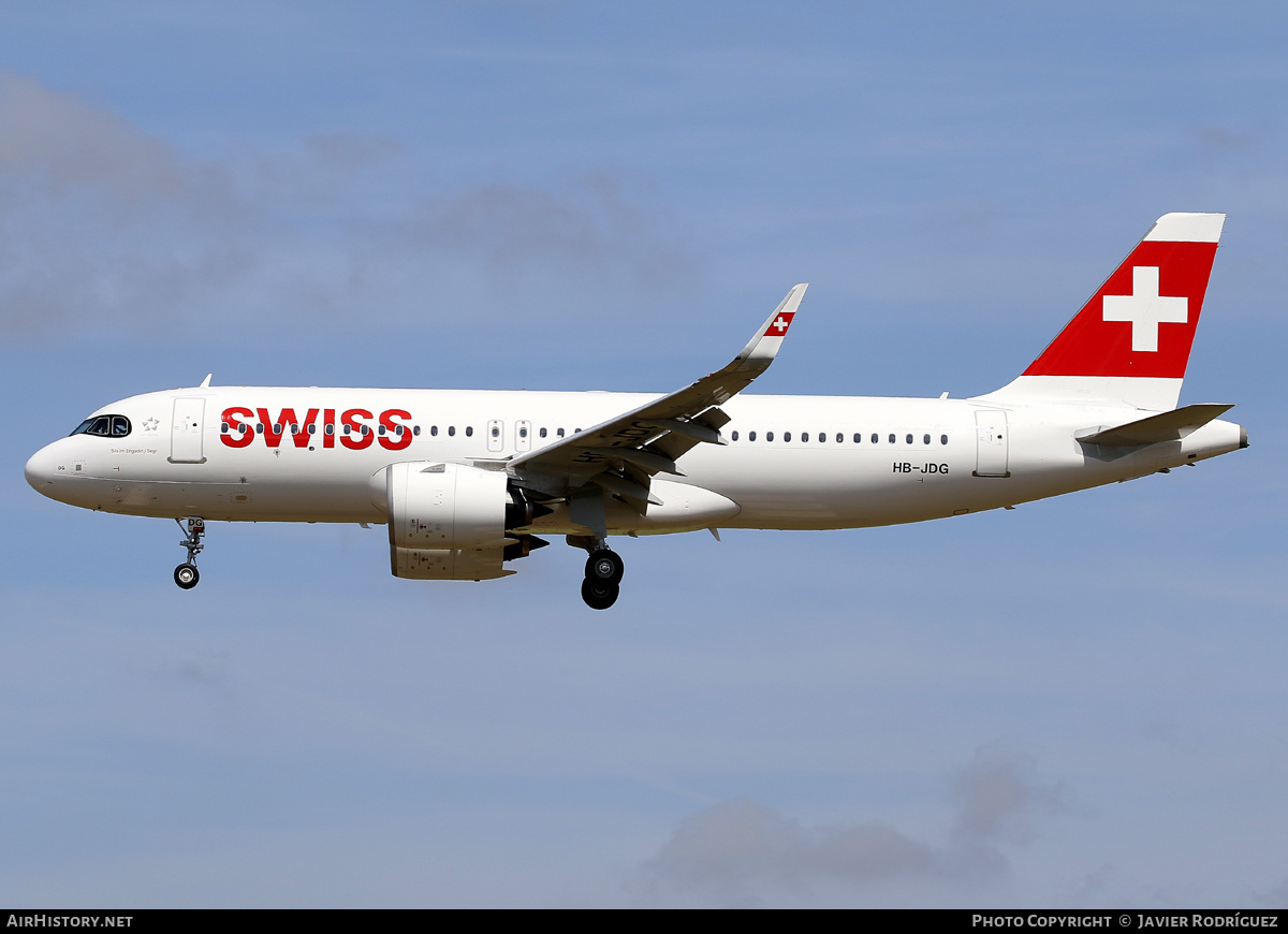 Aircraft Photo of HB-JDG | Airbus A320-271N | Swiss International Air Lines | AirHistory.net #683916