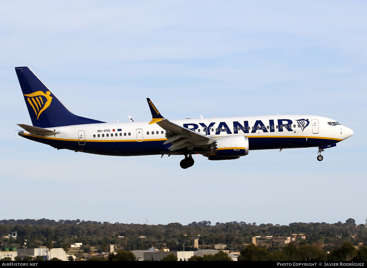 Aircraft Photo of 9H-VVO | Boeing 737-8200 Max 200 | Ryanair | AirHistory.net #683923