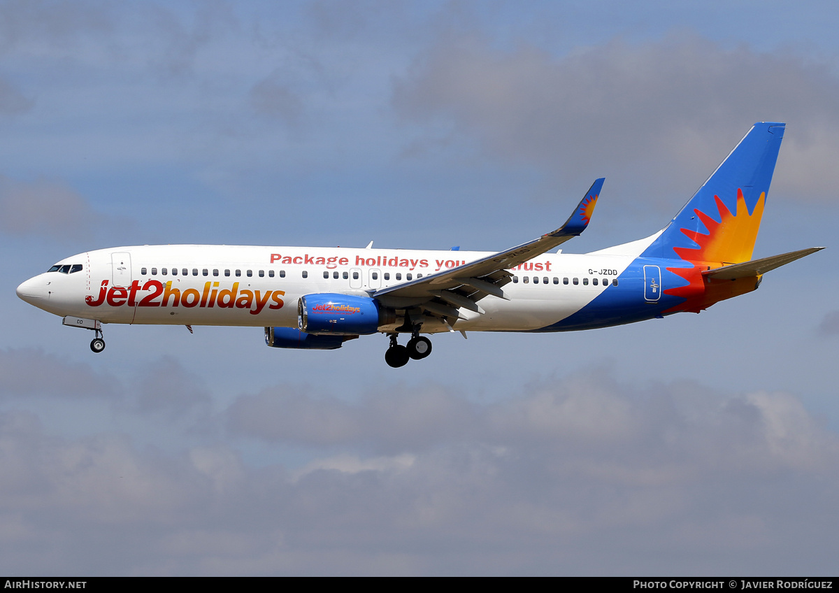 Aircraft Photo of G-JZDD | Boeing 737-8JP | Jet2 Holidays | AirHistory.net #683930
