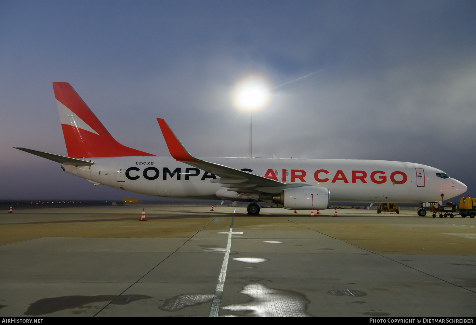 Aircraft Photo of LZ-CXB | Boeing 737-86N(SF) | Compass Air Cargo | AirHistory.net #683947
