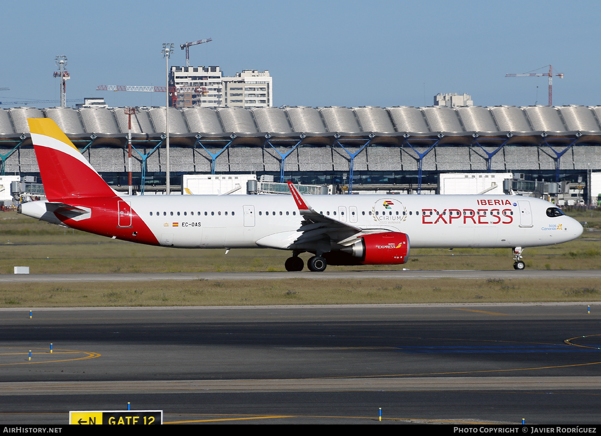 Aircraft Photo of EC-OAS | Airbus A321-251NX | Iberia Express | AirHistory.net #683949