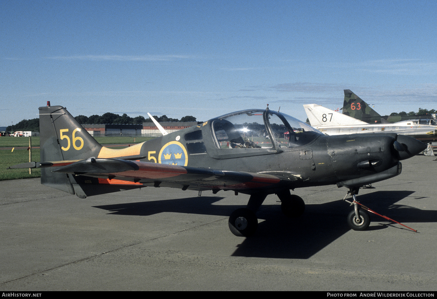 Aircraft Photo of 61056 | Scottish Aviation Sk61 Bulldog | Sweden - Air Force | AirHistory.net #683961