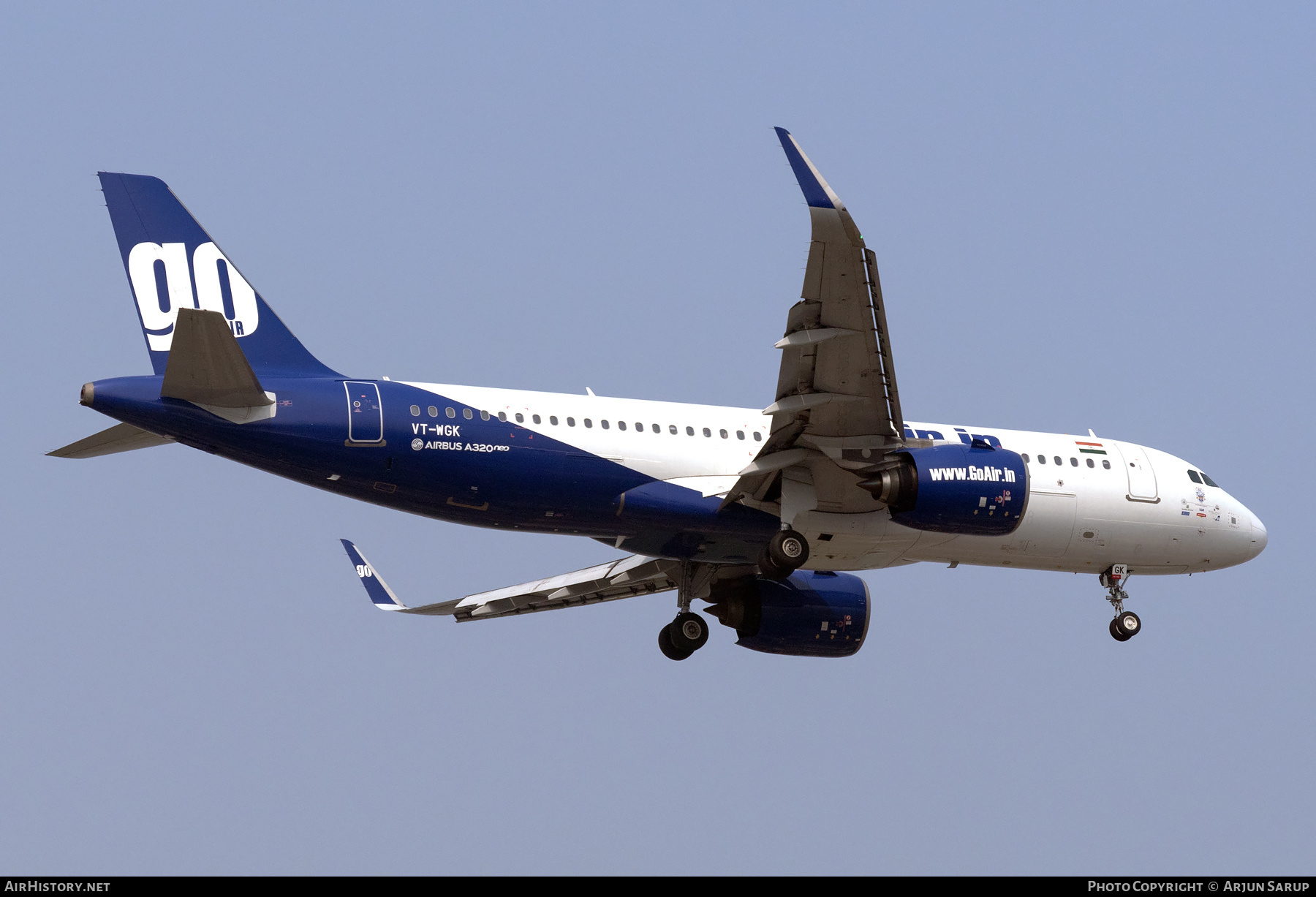 Aircraft Photo of VT-WGK | Airbus A320-271N | GoAir | AirHistory.net #683964