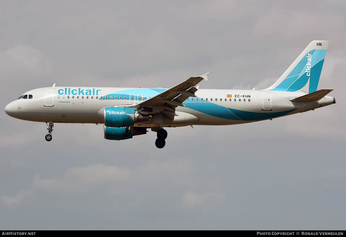 Aircraft Photo of EC-KHN | Airbus A320-216 | Clickair | AirHistory.net #683990