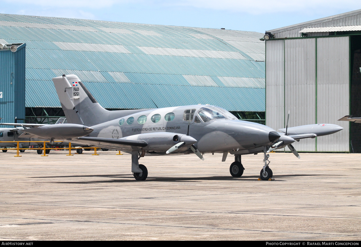 Aircraft Photo of 1551 / FAD 1551 | Cessna 414 | Dominican Republic - Air Force | AirHistory.net #684004