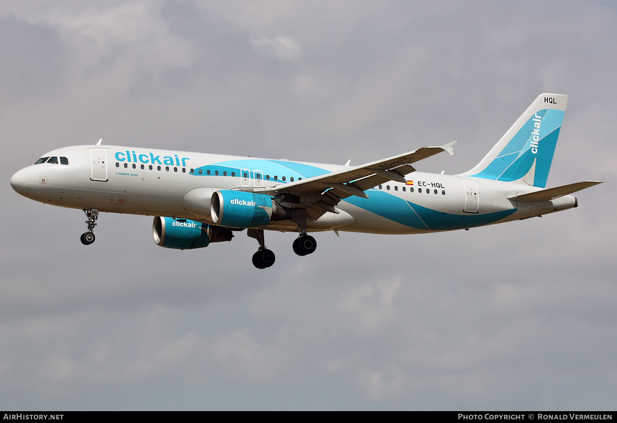 Aircraft Photo of EC-HQL | Airbus A320-214 | Clickair | AirHistory.net #684017