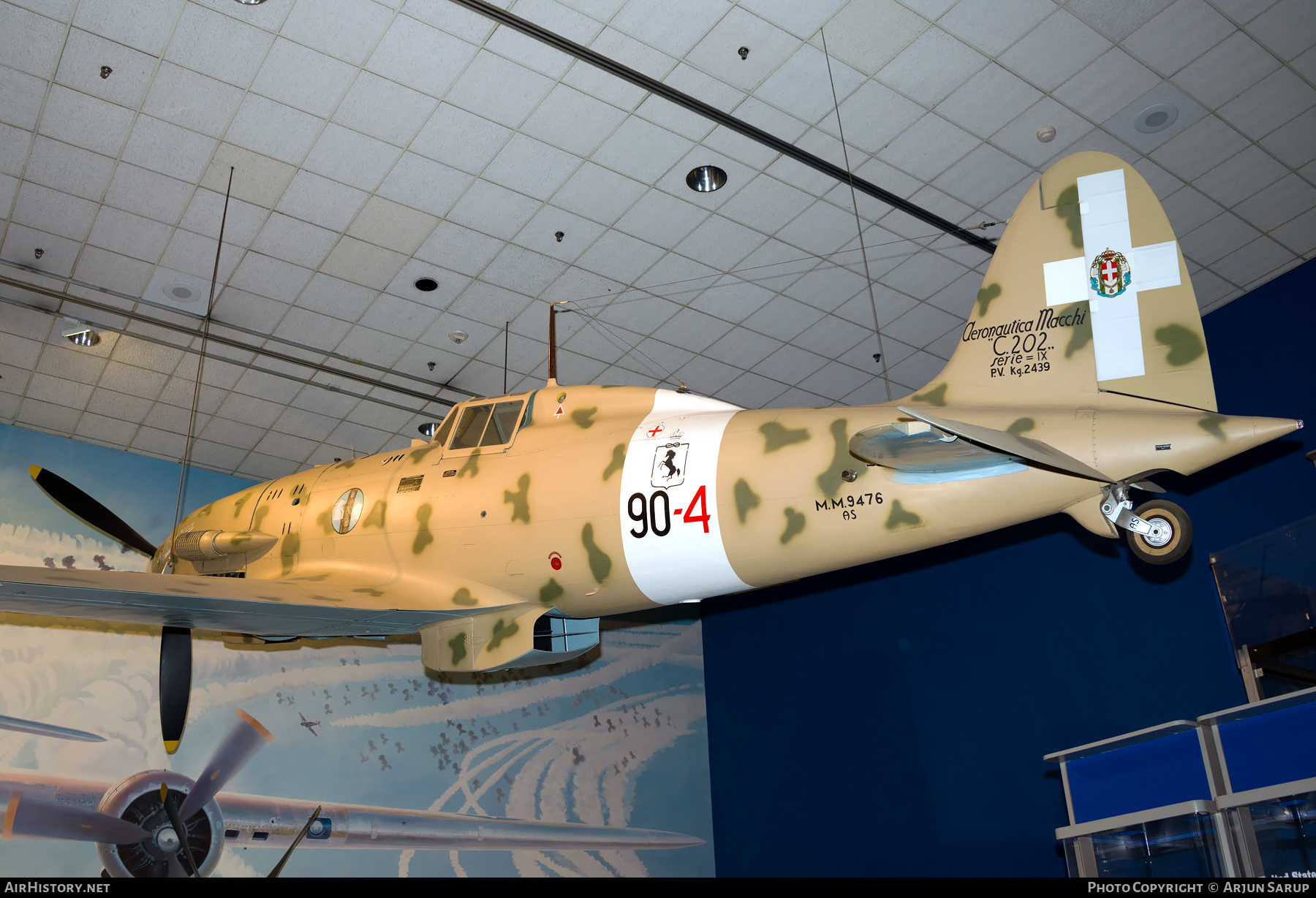 Aircraft Photo of MM9476 | Macchi MC.202 Folgore | Italy - Air Force | AirHistory.net #684034