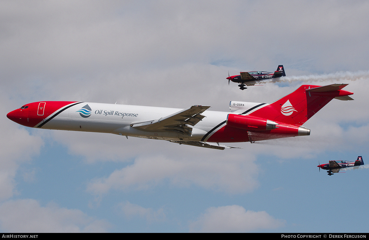 Aircraft Photo of G-OSRA | Boeing 727-2S2F/Adv(RE) Super 27 | Oil Spill Response | AirHistory.net #684048