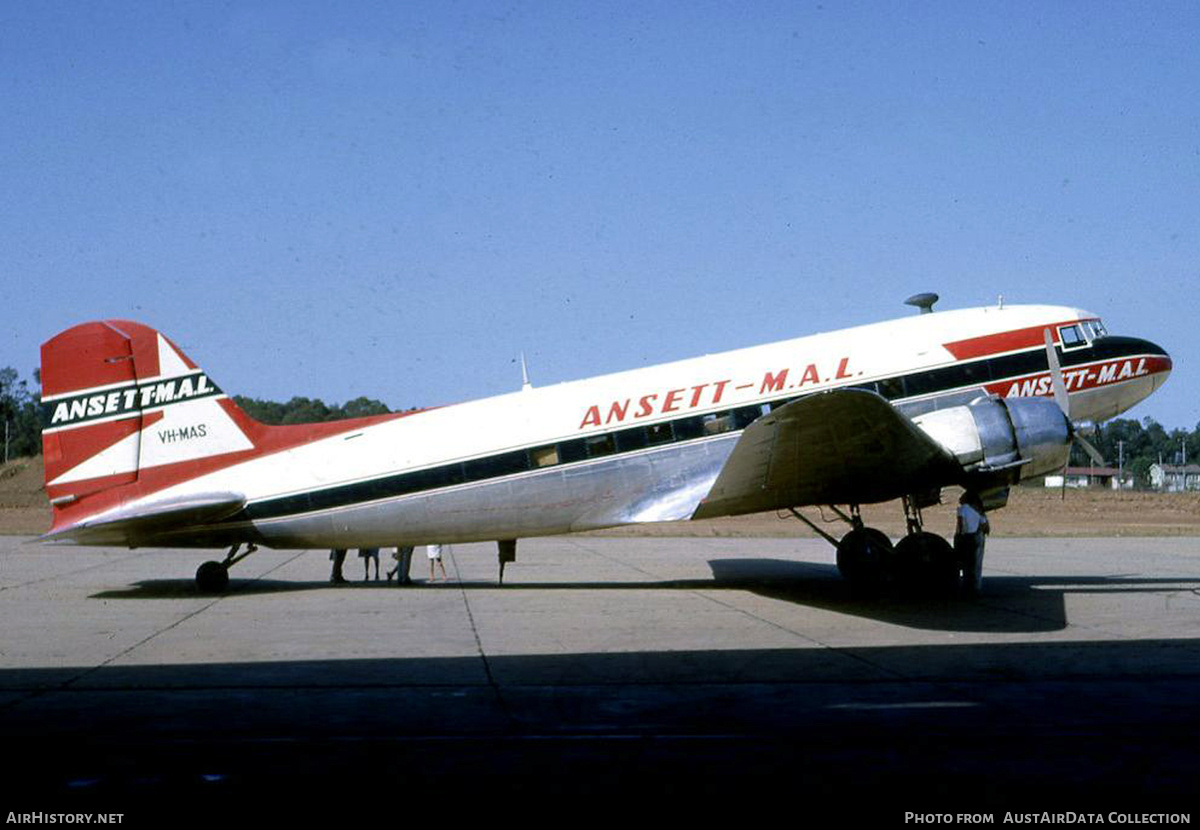 Aircraft Photo of VH-MAS | Douglas C-47A Skytrain | Ansett - MAL | AirHistory.net #684056