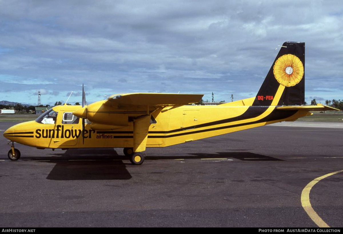 Aircraft Photo of DQ-FEA | Britten-Norman BN-2A-26 Islander | Sunflower Airlines | AirHistory.net #684066