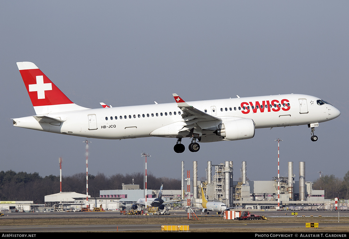 Aircraft Photo of HB-JCQ | Airbus A220-371 (BD-500-1A11) | Swiss International Air Lines | AirHistory.net #684072