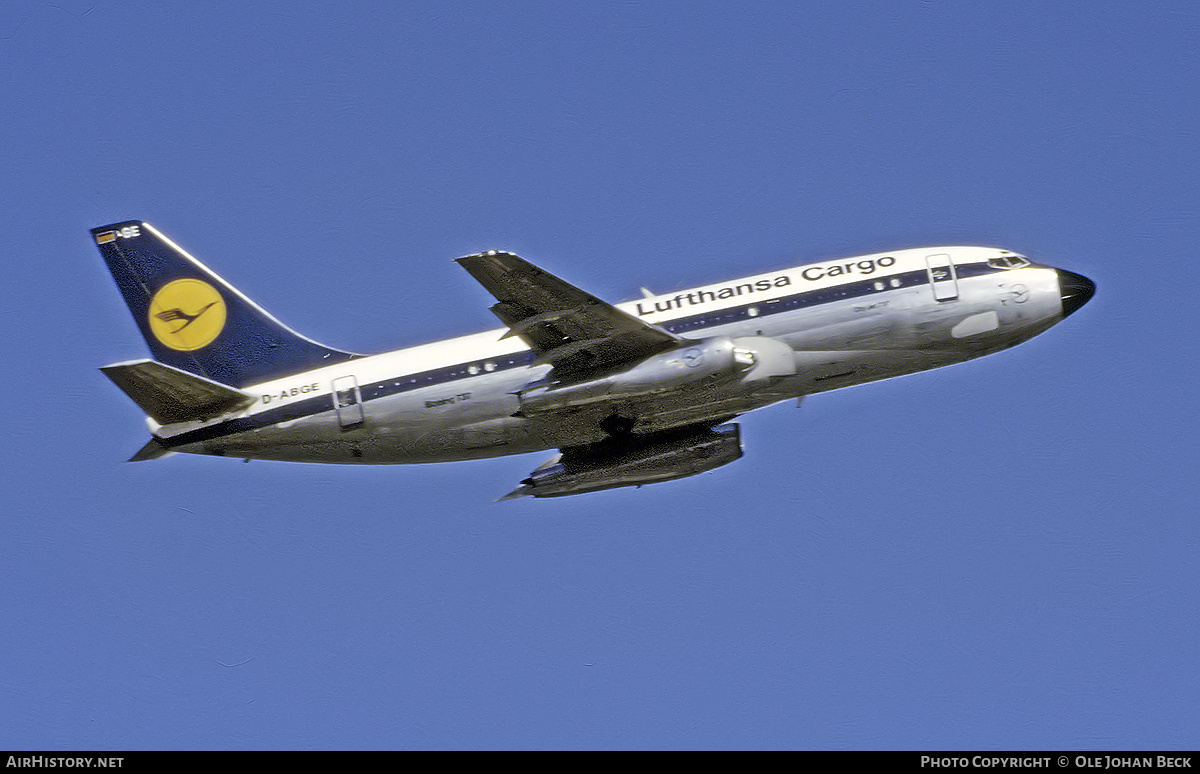 Aircraft Photo of D-ABGE | Boeing 737-230C | Lufthansa Cargo | AirHistory.net #684089