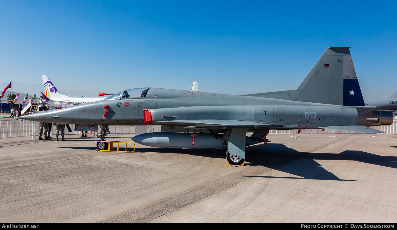 Aircraft Photo of 813 | Northrop F-5E Tigre III | Chile - Air Force | AirHistory.net #684113