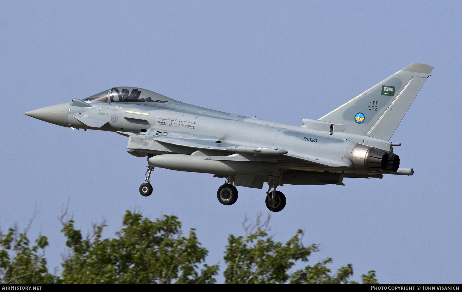 Aircraft Photo of 1022 / ZK393 | Eurofighter EF-2000 Typhoon FGR.54 | Saudi Arabia - Air Force | AirHistory.net #684114