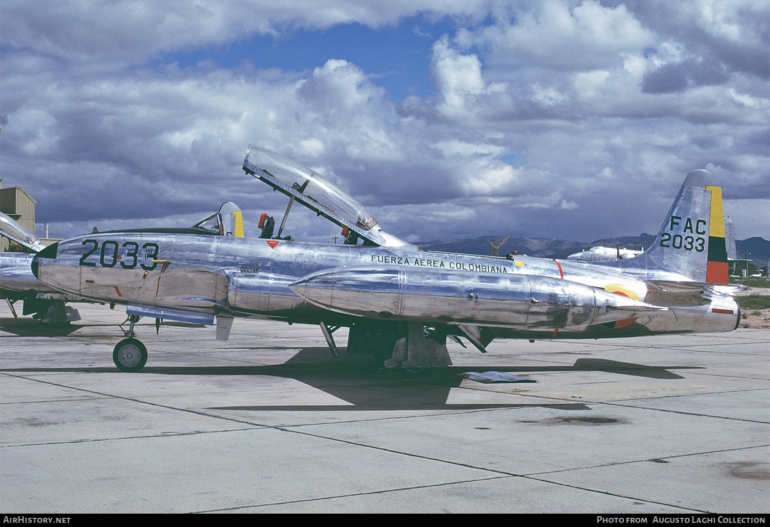 Aircraft Photo of FAC2033 | Lockheed T-33A | Colombia - Air Force | AirHistory.net #684119