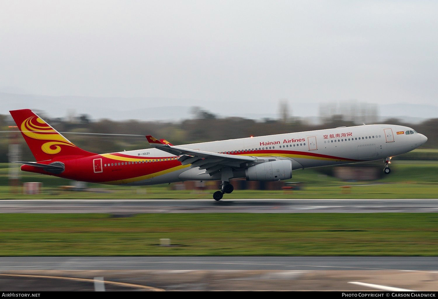 Aircraft Photo of B-1021 | Airbus A330-343E | Hainan Airlines | AirHistory.net #684142