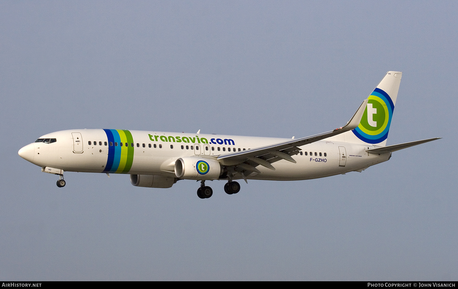 Aircraft Photo of F-GZHO | Boeing 737-8K2 | Transavia | AirHistory.net #684146