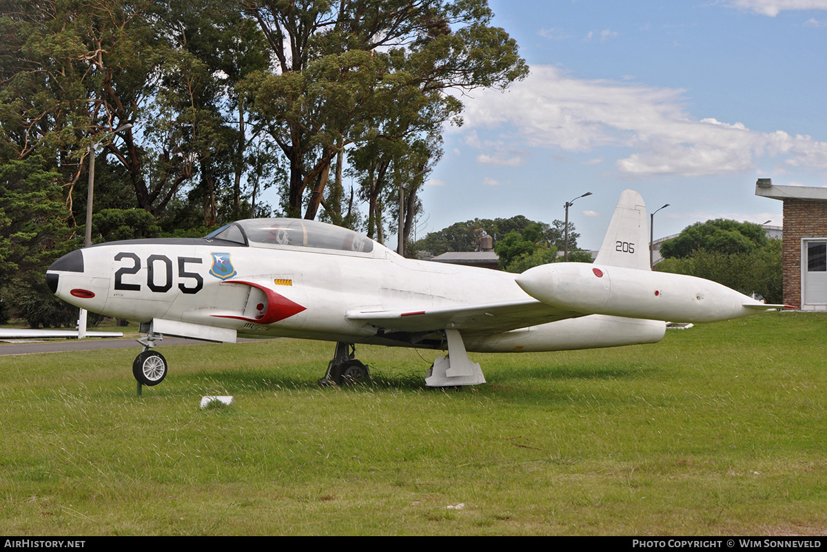 Aircraft Photo of 205 | Lockheed AT-33A | Uruguay - Air Force | AirHistory.net #684151
