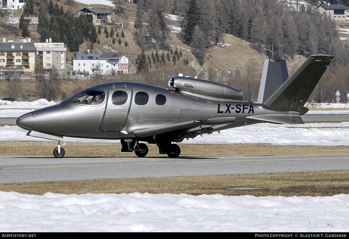 Aircraft Photo of LX-SFA | Cirrus SF-50 Vision G2+ | AirHistory.net #684154