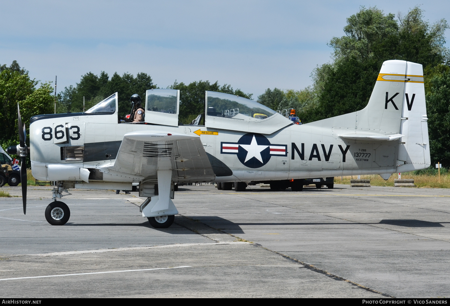 Aircraft Photo of N377WW / NX377WW / 137777 | North American T-28B Trojan | USA - Navy | AirHistory.net #684166