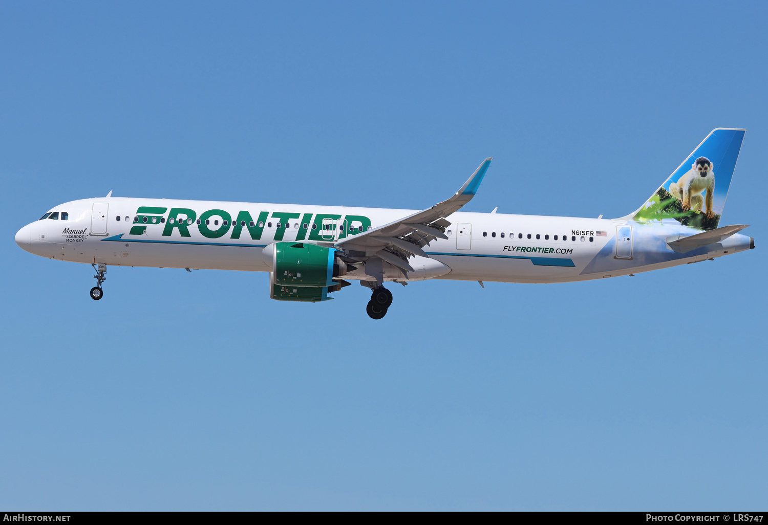 Aircraft Photo of N615FR | Airbus A321-271NX | Frontier Airlines | AirHistory.net #684185