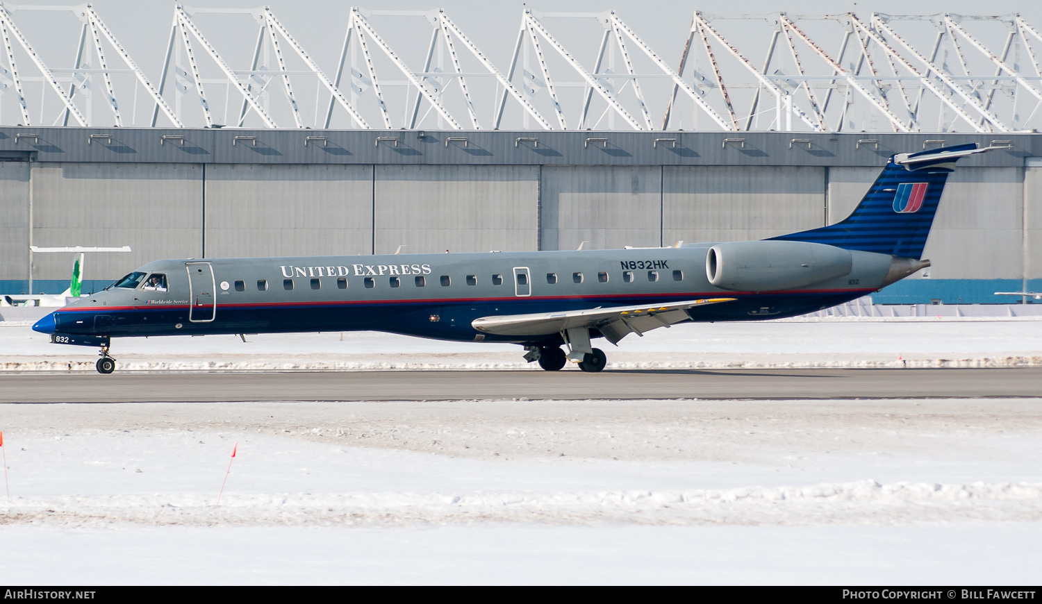 Aircraft Photo of N832HK | Embraer ERJ-145LR (EMB-145LR) | United Express | AirHistory.net #684202