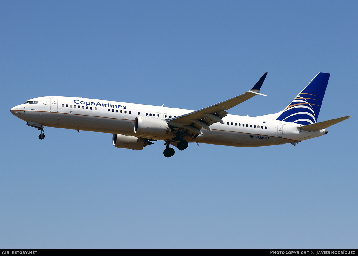 Aircraft Photo of HP-9928CMP | Boeing 737-9 Max 9 | Copa Airlines | AirHistory.net #684216