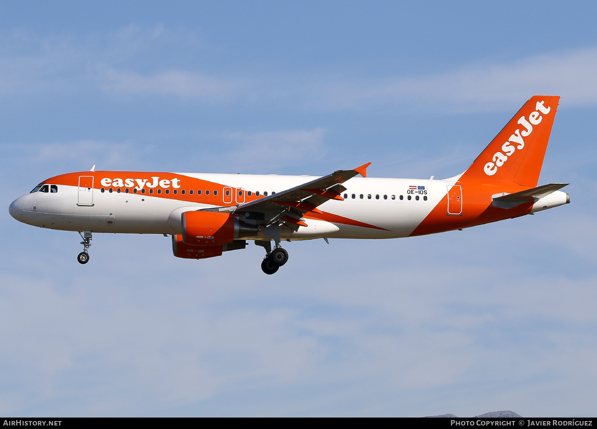 Aircraft Photo of OE-IDS | Airbus A320-214 | EasyJet | AirHistory.net #684231