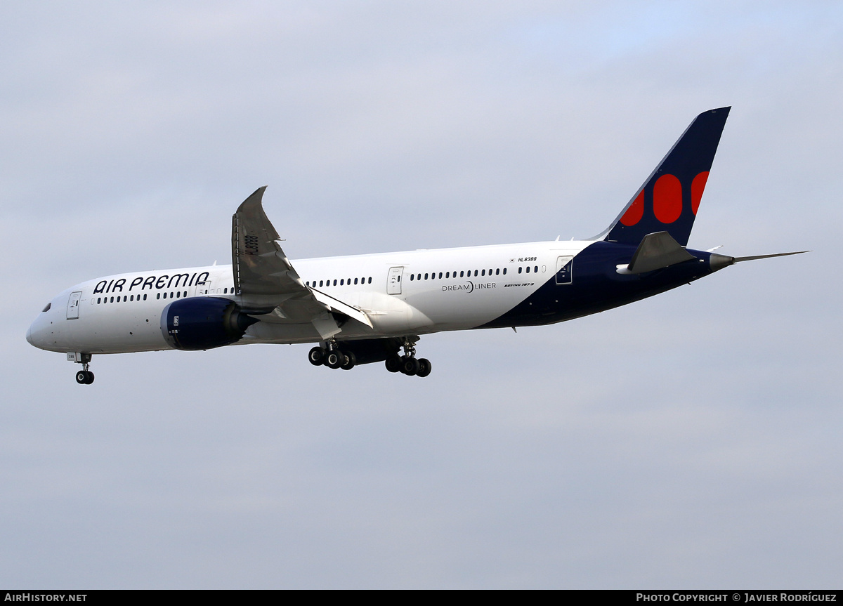 Aircraft Photo of HL8388 | Boeing 787-9 Dreamliner | Air Premia | AirHistory.net #684241