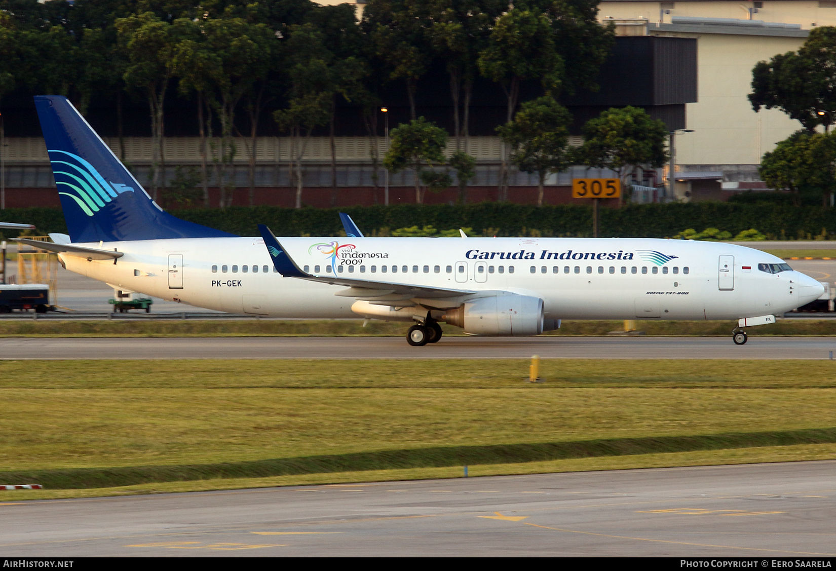 Aircraft Photo of PK-GEK | Boeing 737-86J | Garuda Indonesia | AirHistory.net #684242