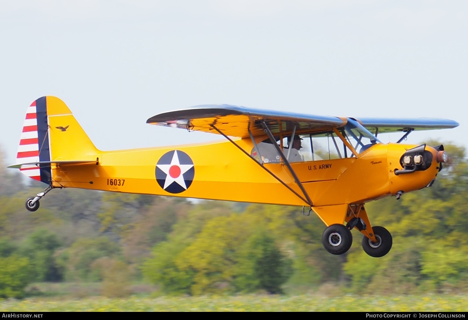 Aircraft Photo of G-BSFD / 16037 | Piper J-3C-65 Cub | USA - Air Force | AirHistory.net #684286