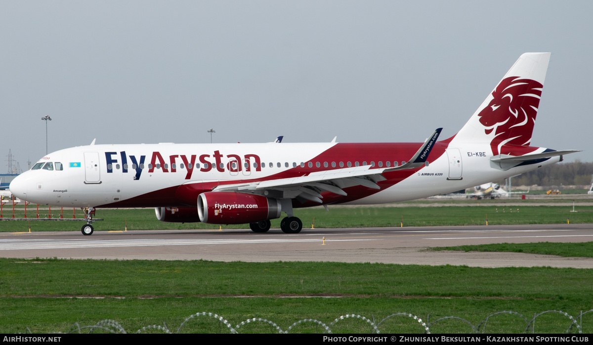 Aircraft Photo of EI-KBE | Airbus A320-232 | FlyArystan | AirHistory.net #684299