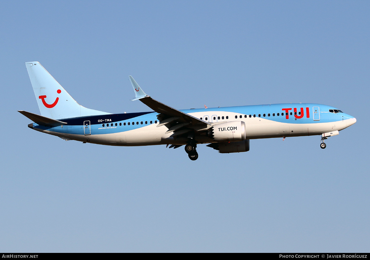 Aircraft Photo of OO-TMA | Boeing 737-8 Max 8 | TUI | AirHistory.net #684314