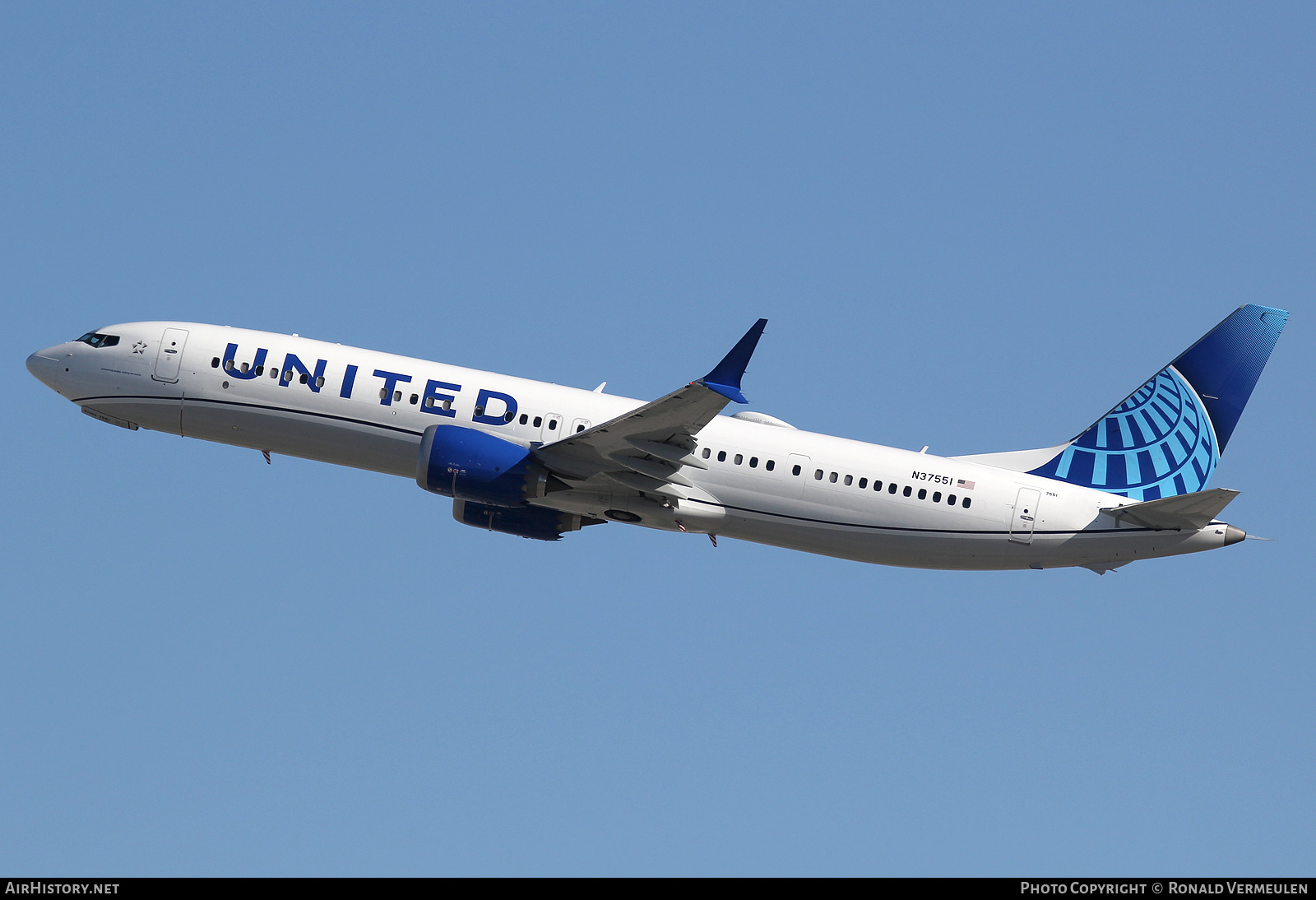 Aircraft Photo of N37551 | Boeing 737-9 Max 9 | United Airlines | AirHistory.net #684319