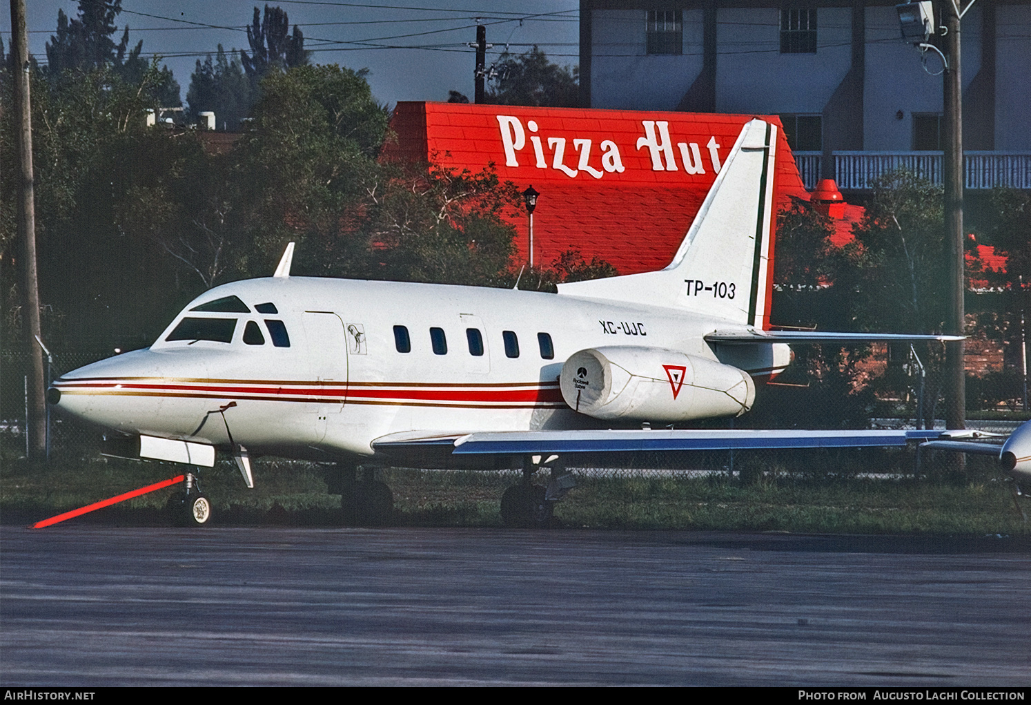 Aircraft Photo of TP-103 / XC-UJC | North American Rockwell NA-380 Sabreliner 80 | Mexico - Air Force | AirHistory.net #684353
