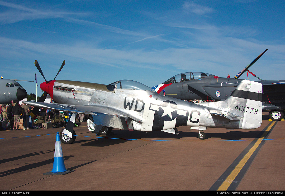 Aircraft Photo of G-CMDK / 413779 | North American P-51D Mustang | USA - Air Force | AirHistory.net #684356
