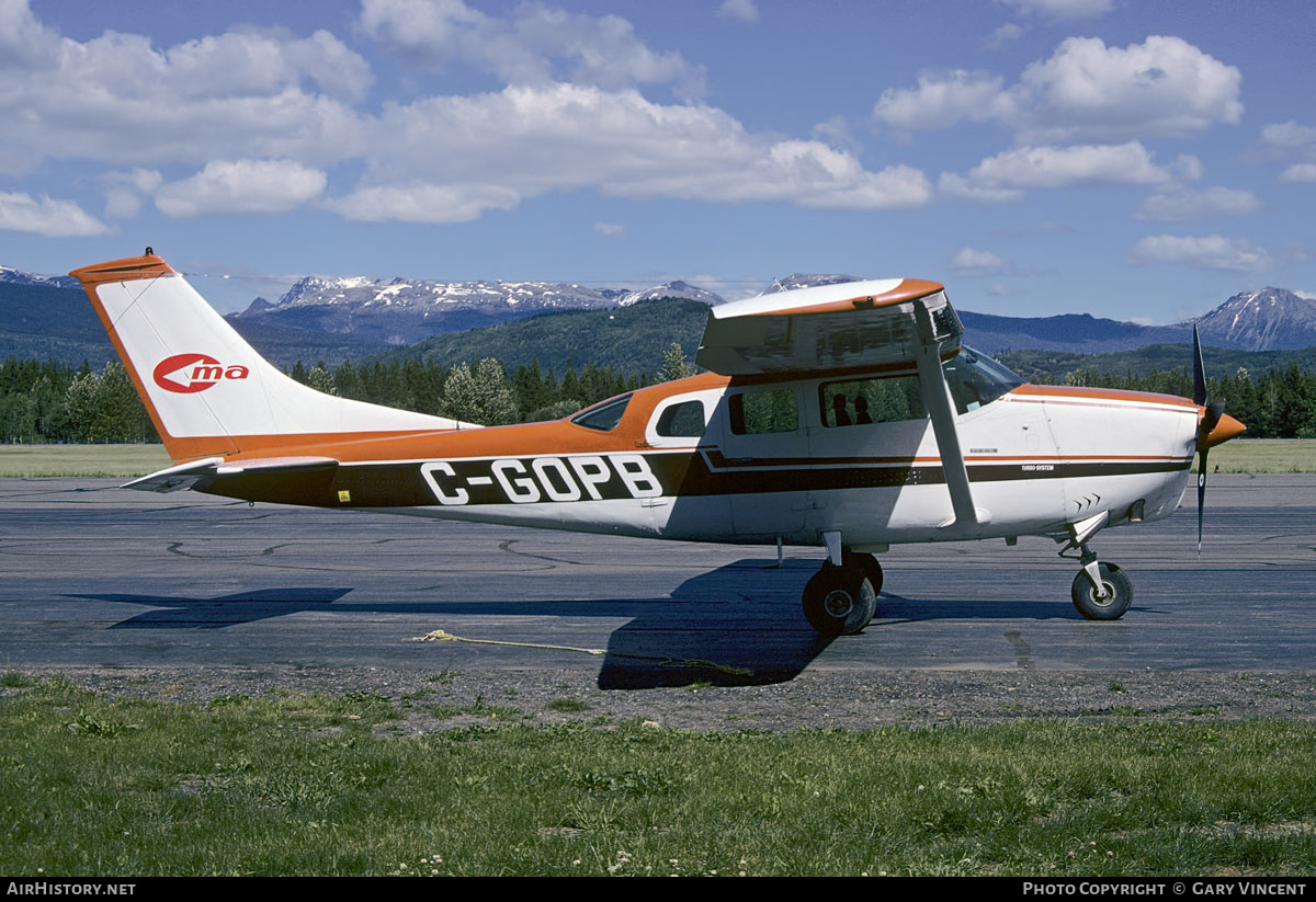 Aircraft Photo of C-GOPB | Cessna TU206C Turbo Super Skywagon | Central Mountain Air - CMA | AirHistory.net #684365