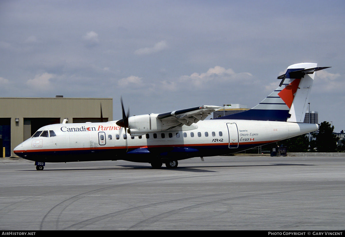Aircraft Photo of C-FQCP | ATR ATR-42-300 | Canadian Partner | AirHistory.net #684377