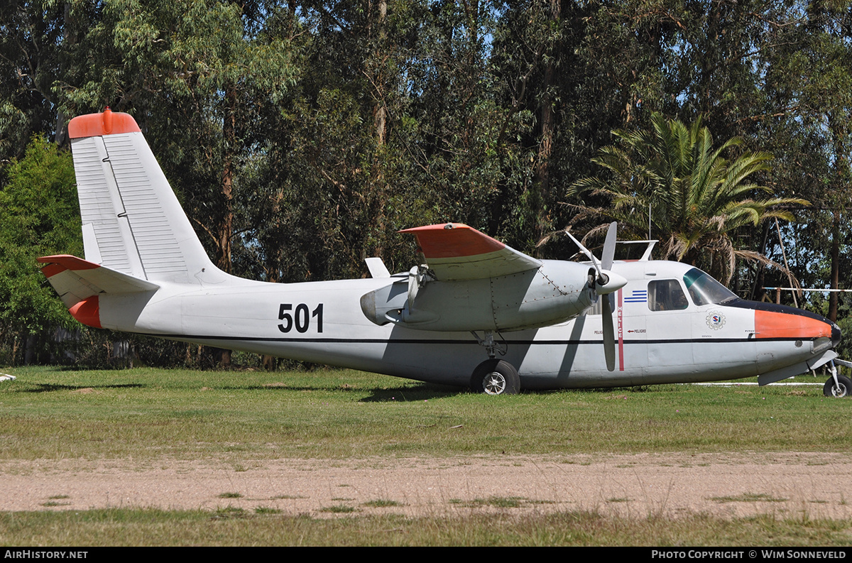 Aircraft Photo of 501 | Aero 680 Commander Super | Uruguay - Air Force | AirHistory.net #684381