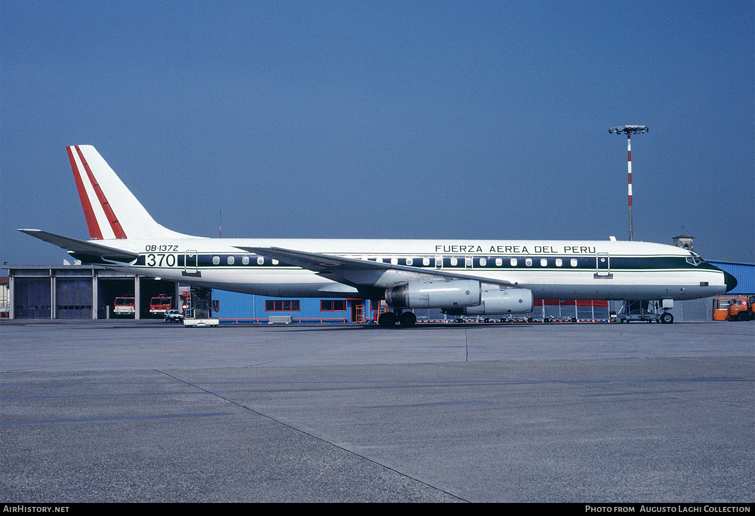 Aircraft Photo of 370 / OB-1372 | McDonnell Douglas DC-8-62CF | Peru - Air Force | AirHistory.net #684387