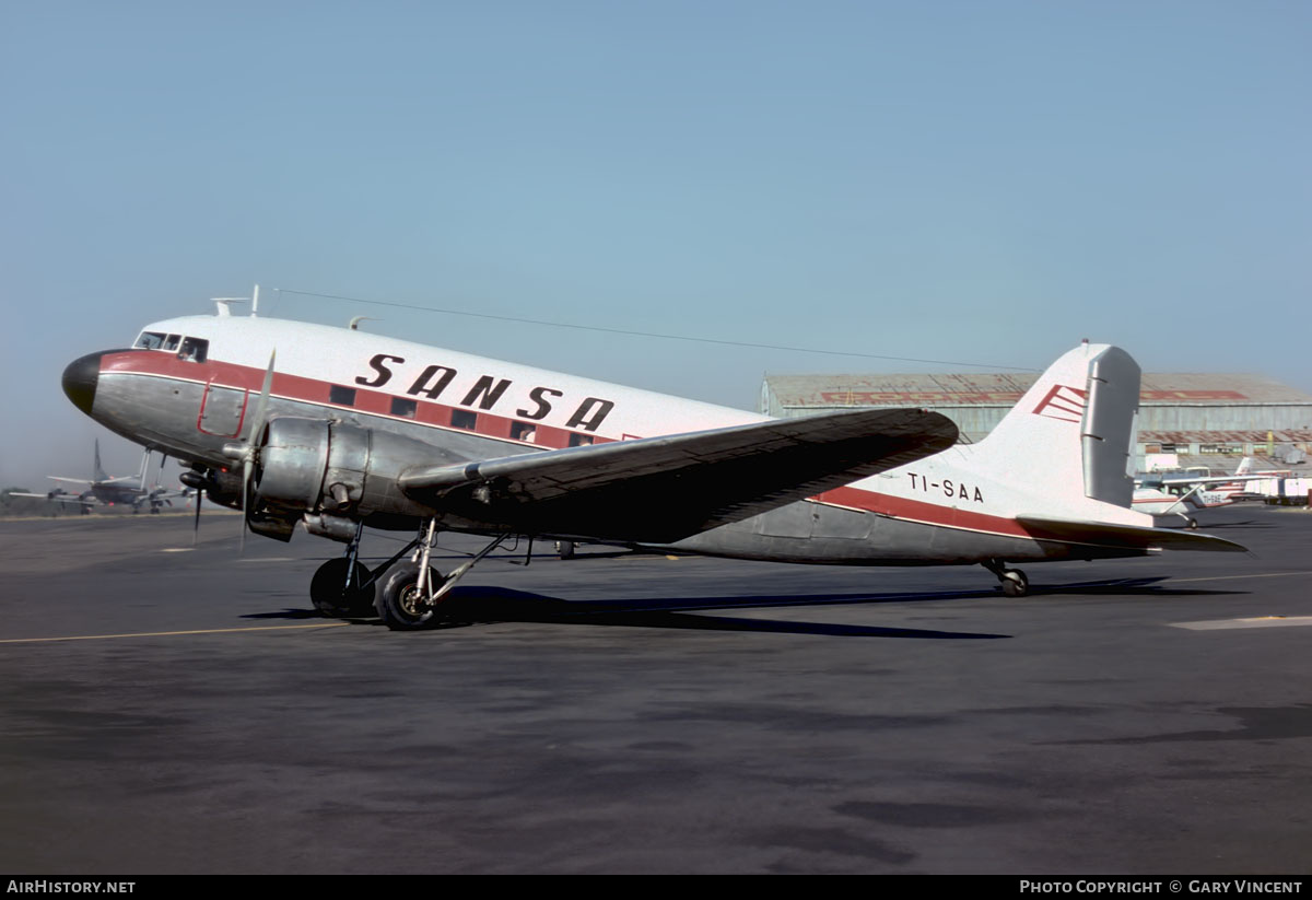 Aircraft Photo of TI-SAA | Douglas DC-3... | SANSA - Servicios Aéreos Nacionales | AirHistory.net #684391